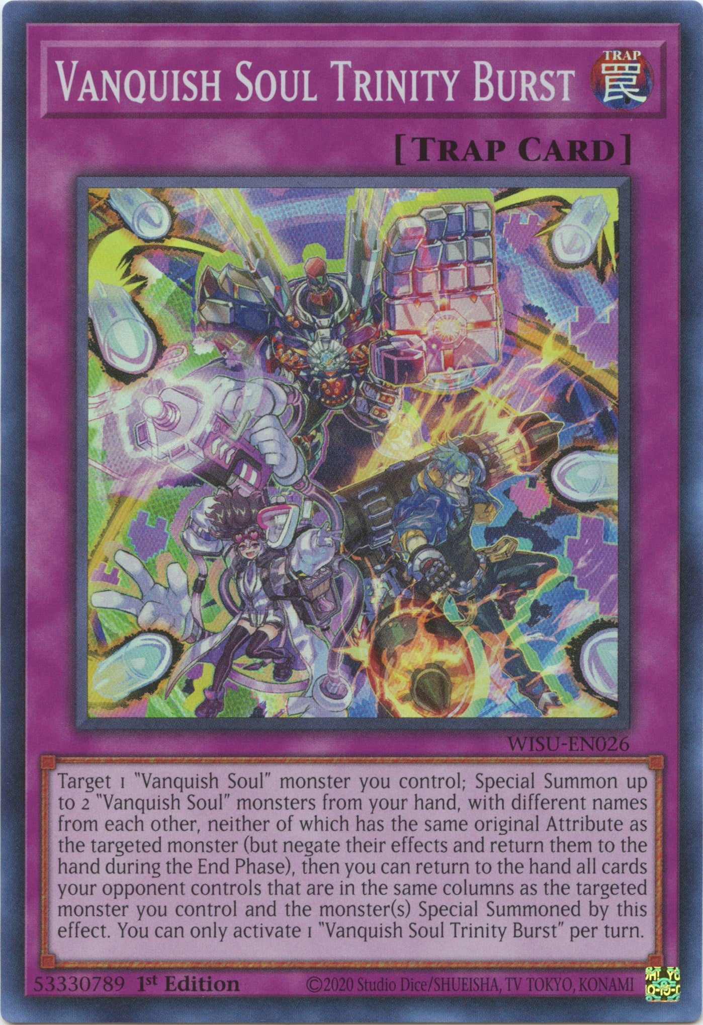 Vanquish Soul Trinity Burst [WISU-EN026] Super Rare | Card Merchant Takapuna