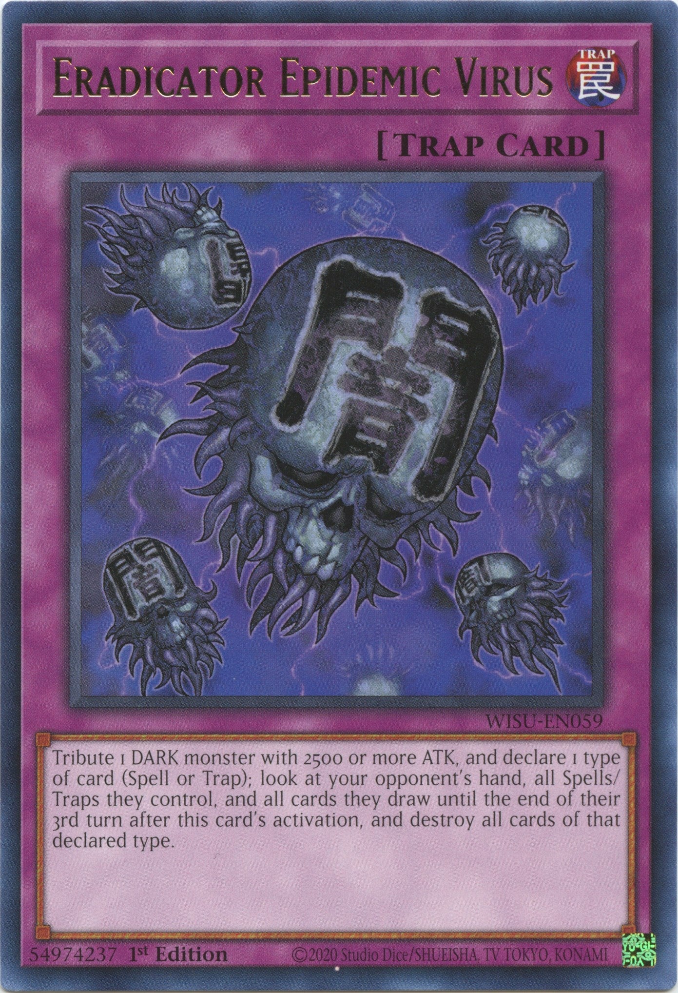 Eradicator Epidemic Virus [WISU-EN059] Rare | Card Merchant Takapuna