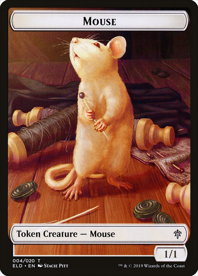 Mouse Token [Throne of Eldraine Tokens] | Card Merchant Takapuna