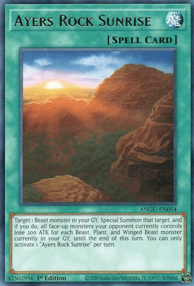 Ayers Rock Sunrise (Rare) [ANGU-EN054] Rare | Card Merchant Takapuna