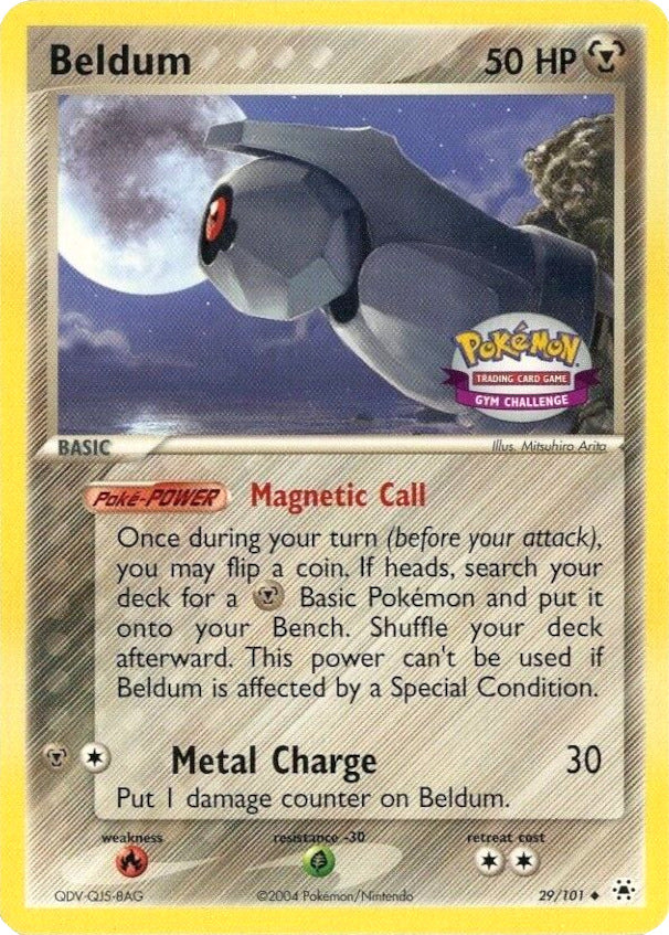 Beldum (29/101) (Gym Challenge) [EX: Hidden Legends] | Card Merchant Takapuna