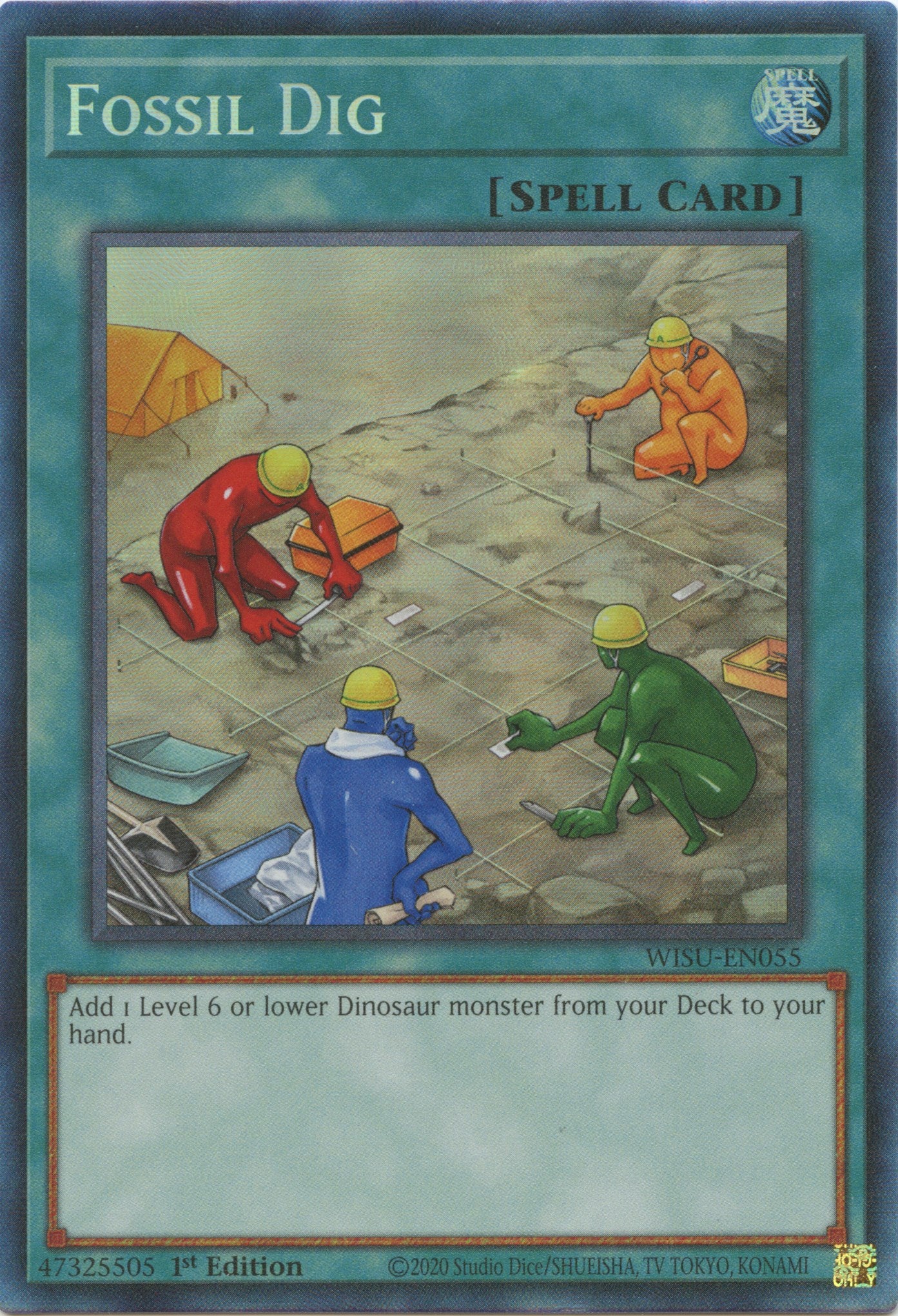 Fossil Dig [WISU-EN055] Collector's Rare | Card Merchant Takapuna