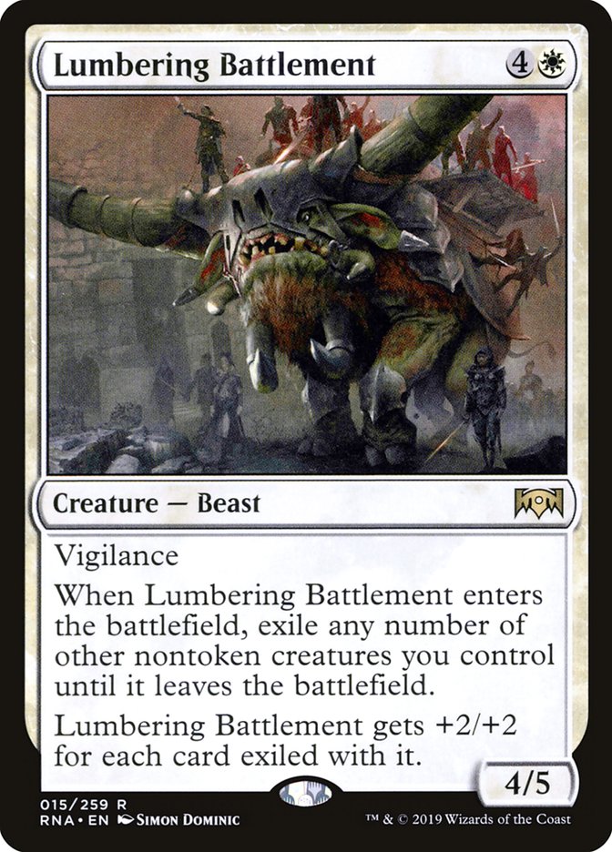 Lumbering Battlement [Ravnica Allegiance] | Card Merchant Takapuna