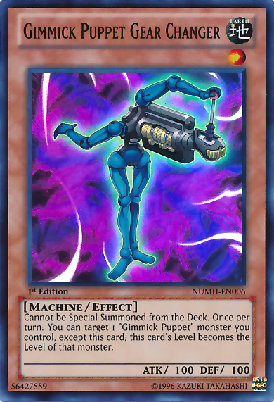 Gimmick Puppet Gear Changer [NUMH-EN006] Super Rare | Card Merchant Takapuna