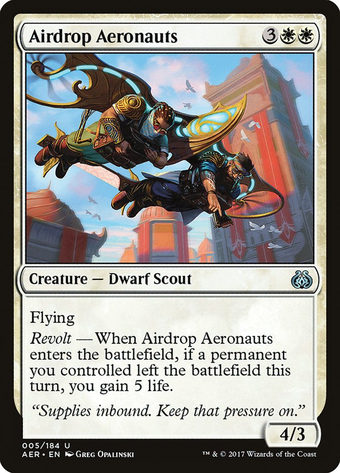 Airdrop Aeronauts [Aether Revolt] | Card Merchant Takapuna