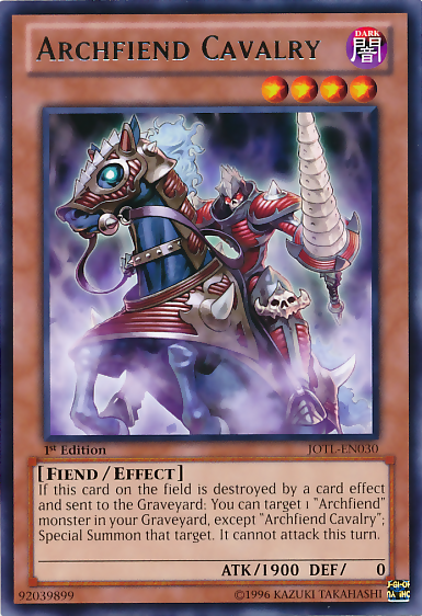 Archfiend Cavalry [JOTL-EN030] Rare | Card Merchant Takapuna