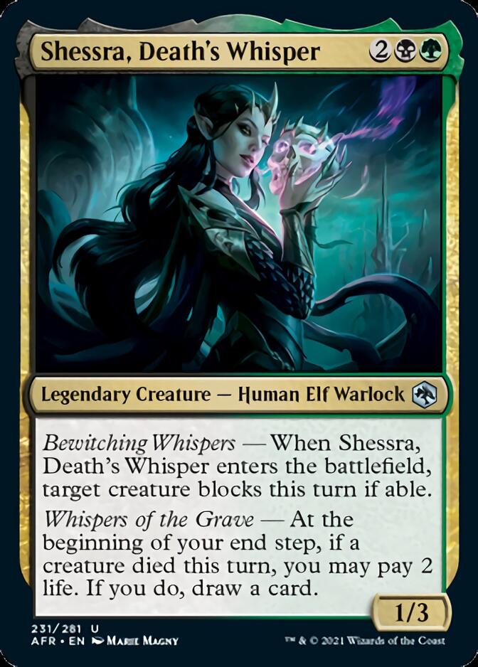 Shessra, Death's Whisper [Dungeons & Dragons: Adventures in the Forgotten Realms] | Card Merchant Takapuna