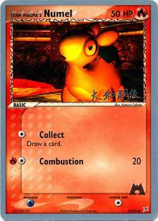 Team Magma's Numel (64/95) (Magma Spirit - Tsuguyoshi Yamato) [World Championships 2004] | Card Merchant Takapuna