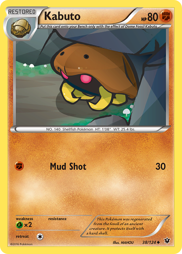 Kabuto (38/124) [XY: Fates Collide] | Card Merchant Takapuna