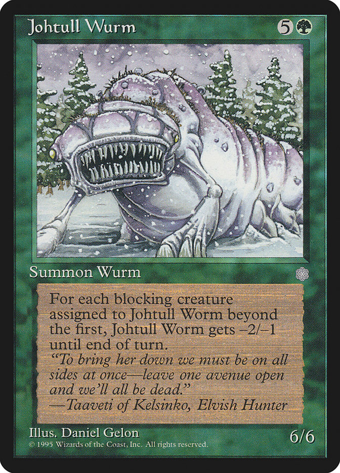 Johtull Wurm [Ice Age] | Card Merchant Takapuna