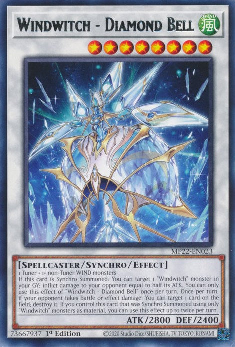 Windwitch - Diamond Bell [MP22-EN023] Rare | Card Merchant Takapuna