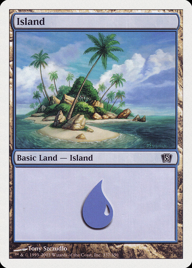 Island (337) [Eighth Edition] | Card Merchant Takapuna