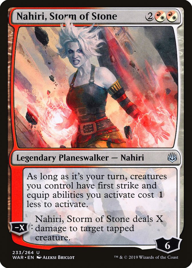 Nahiri, Storm of Stone [War of the Spark] | Card Merchant Takapuna