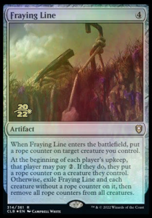 Fraying Line [Commander Legends: Battle for Baldur's Gate Prerelease Promos] | Card Merchant Takapuna