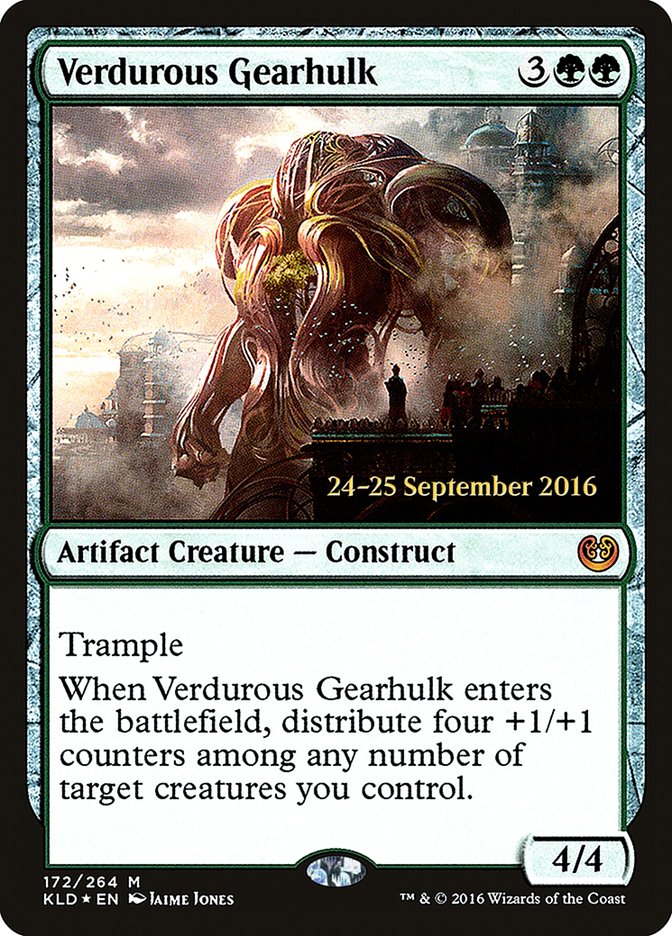 Verdurous Gearhulk [Kaladesh Prerelease Promos] | Card Merchant Takapuna