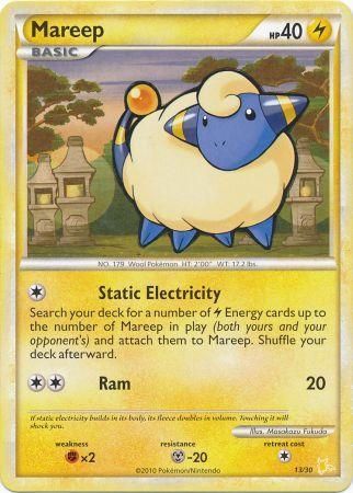 Mareep (13/30) [HeartGold & SoulSilver: Trainer Kit - Raichu] | Card Merchant Takapuna