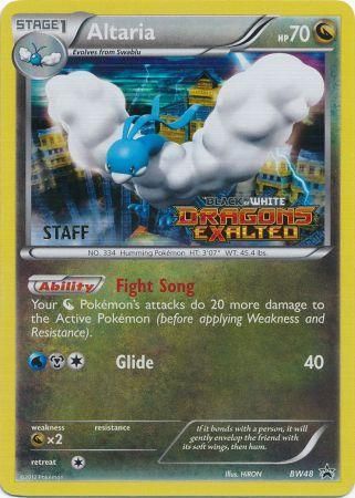 Altaria (BW48) (Staff Prerelease Promo) [Black & White: Black Star Promos] | Card Merchant Takapuna