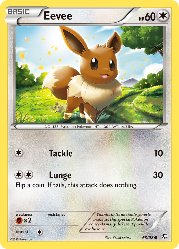 Eevee (63/98) [XY: Ancient Origins] | Card Merchant Takapuna