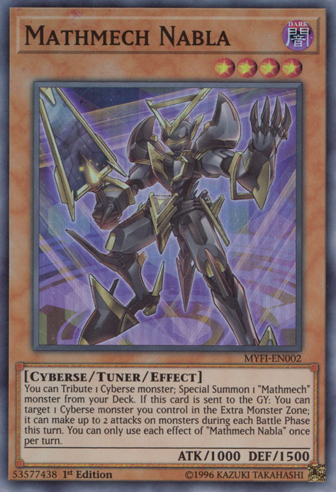 Mathmech Nabla [MYFI-EN002] Super Rare | Card Merchant Takapuna