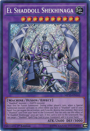 El Shaddoll Shekhinaga [MP15-EN161] Secret Rare | Card Merchant Takapuna