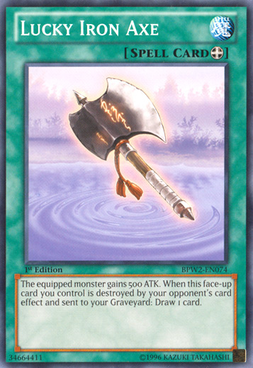 Lucky Iron Axe [BPW2-EN074] Common | Card Merchant Takapuna