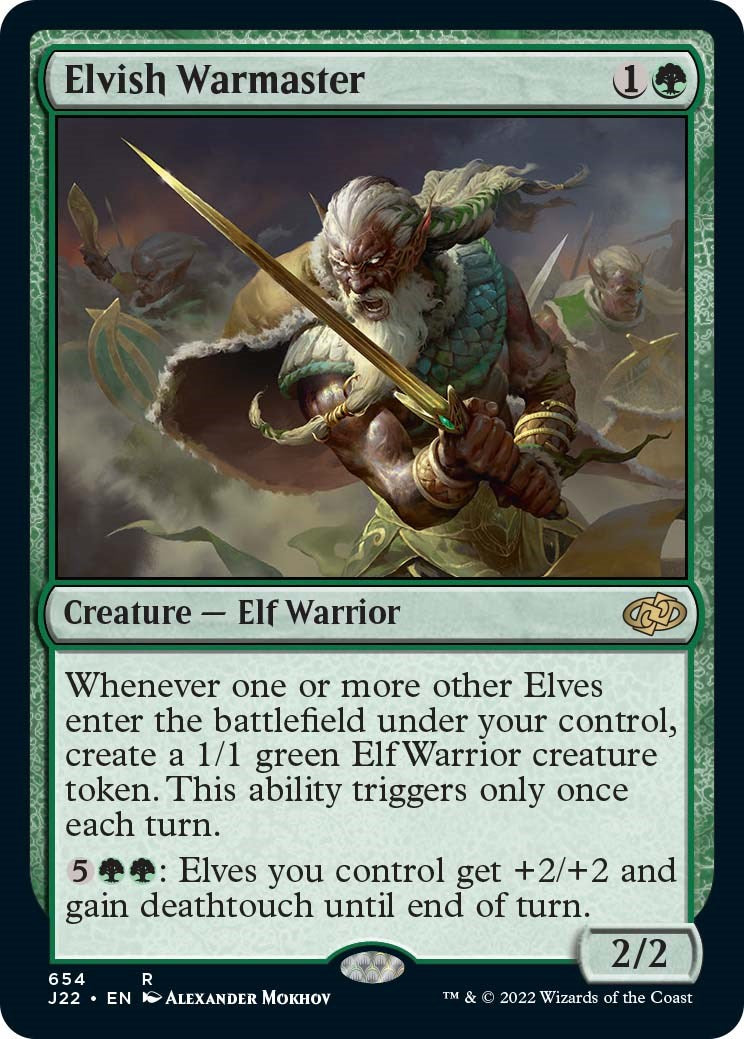 Elvish Warmaster [Jumpstart 2022] | Card Merchant Takapuna