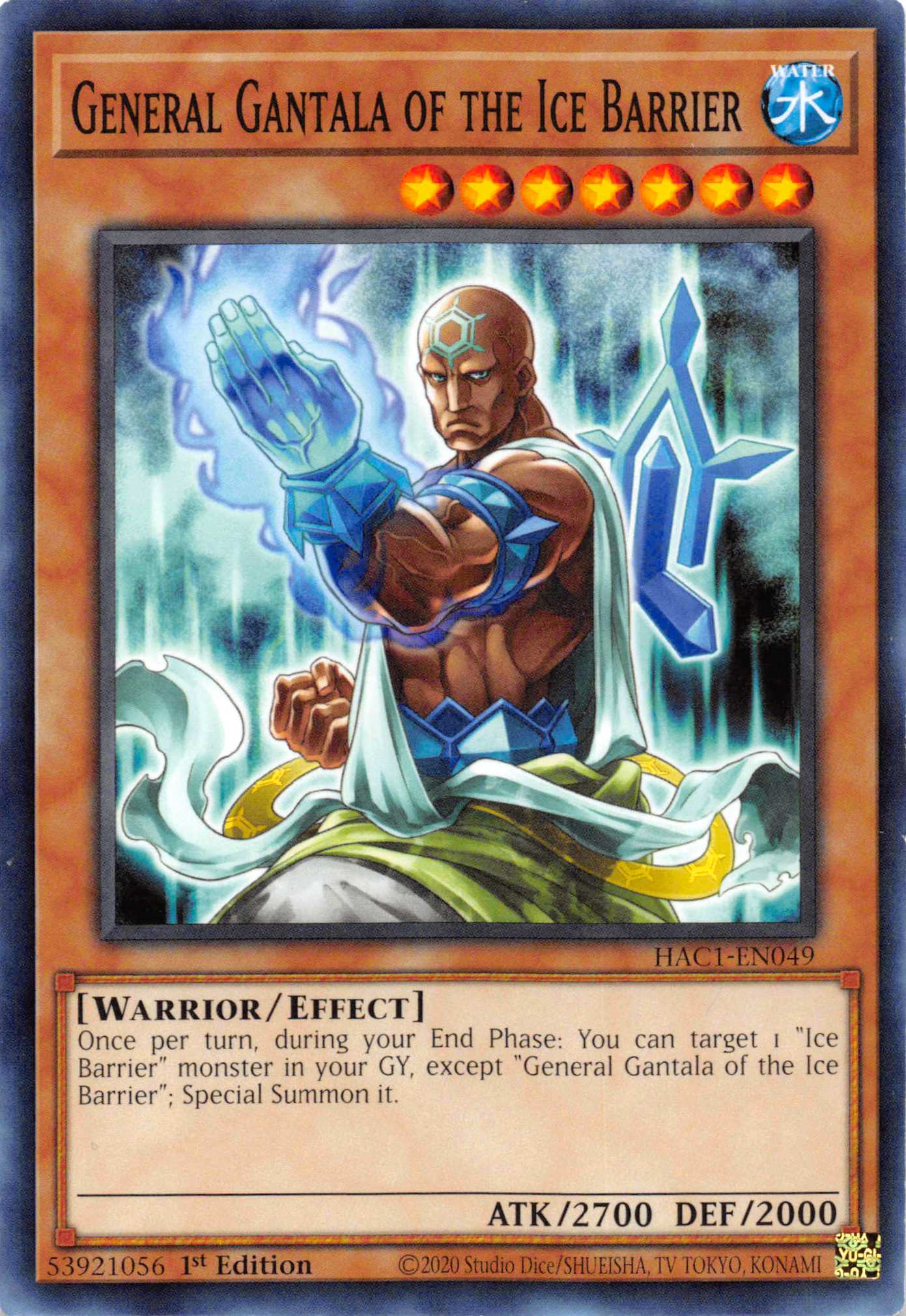 General Gantala of the Ice Barrier [HAC1-EN049] Common | Card Merchant Takapuna