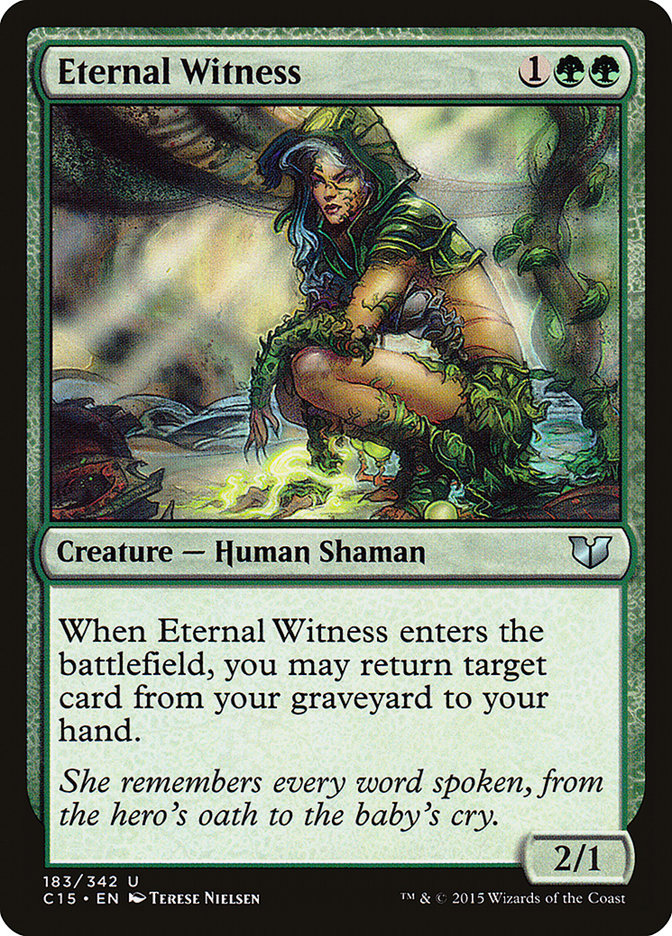 Eternal Witness [Commander 2015] | Card Merchant Takapuna