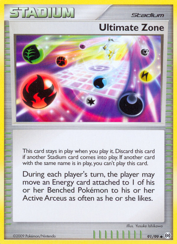 Ultimate Zone (91/99) [Platinum: Arceus] | Card Merchant Takapuna