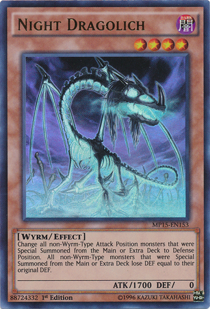 Night Dragolich [MP15-EN153] Ultra Rare | Card Merchant Takapuna