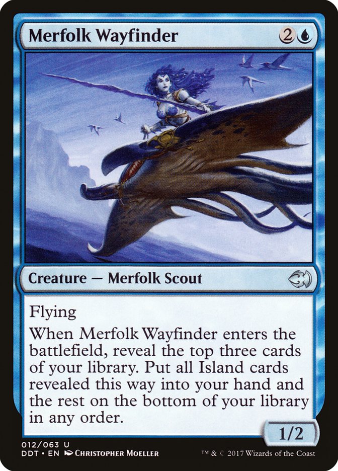 Merfolk Wayfinder [Duel Decks: Merfolk vs. Goblins] | Card Merchant Takapuna