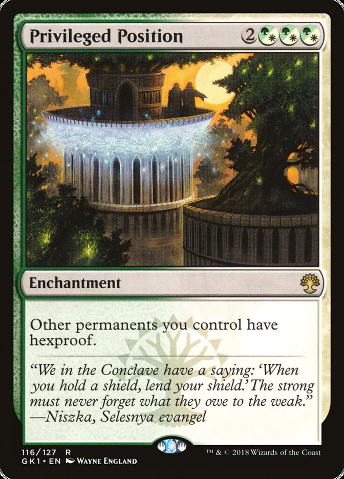 Privileged Position [Guilds of Ravnica Guild Kit] | Card Merchant Takapuna