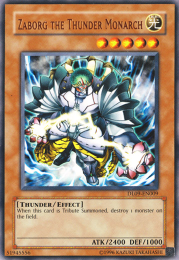 Zaborg the Thunder Monarch (Bronze) [DL09-EN009] Rare | Card Merchant Takapuna