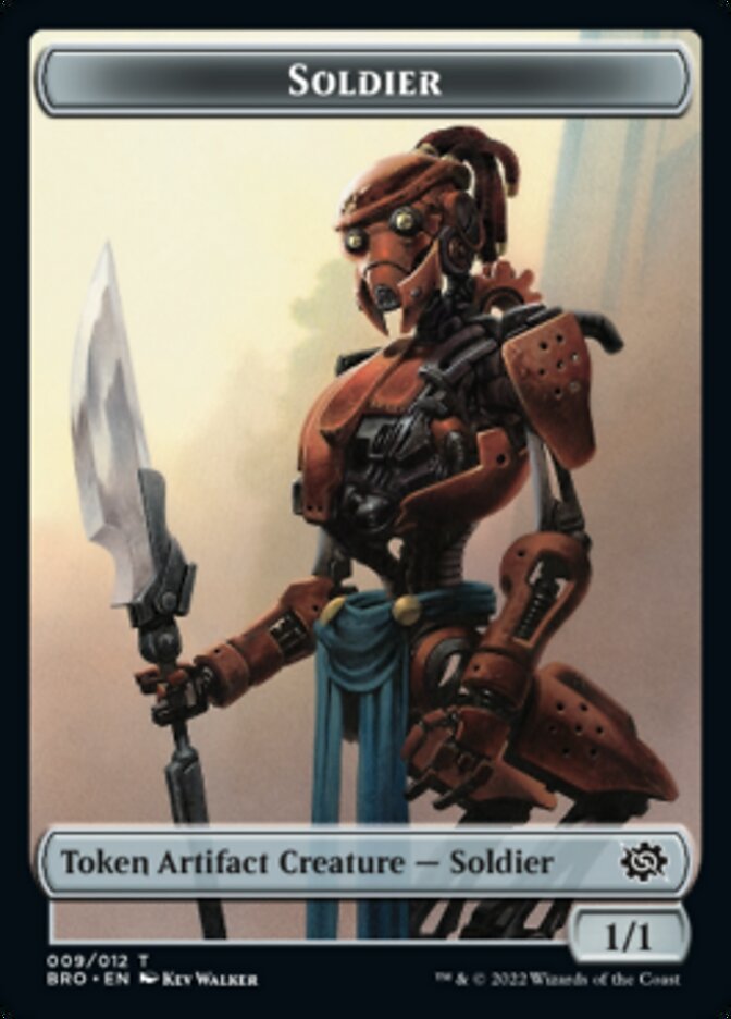 Soldier Token (009) [The Brothers' War Tokens] | Card Merchant Takapuna