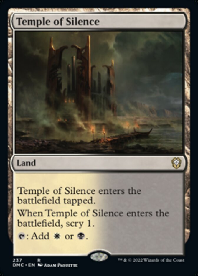 Temple of Silence [Dominaria United Commander] | Card Merchant Takapuna