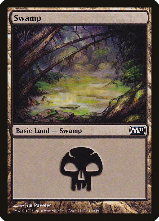 Swamp (241) [Magic 2011] | Card Merchant Takapuna