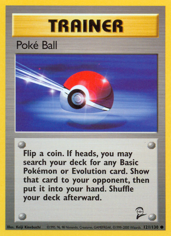 Poke Ball (121/130) [Base Set 2] | Card Merchant Takapuna