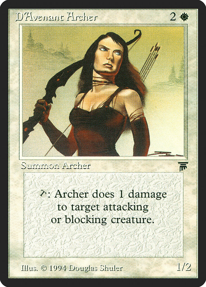 D'Avenant Archer [Legends] | Card Merchant Takapuna