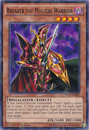 Breaker the Magical Warrior [BP03-EN005] Shatterfoil Rare | Card Merchant Takapuna