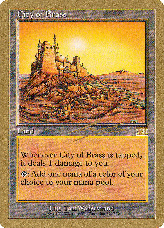 City of Brass (Nicolas Labarre) [World Championship Decks 2000] | Card Merchant Takapuna