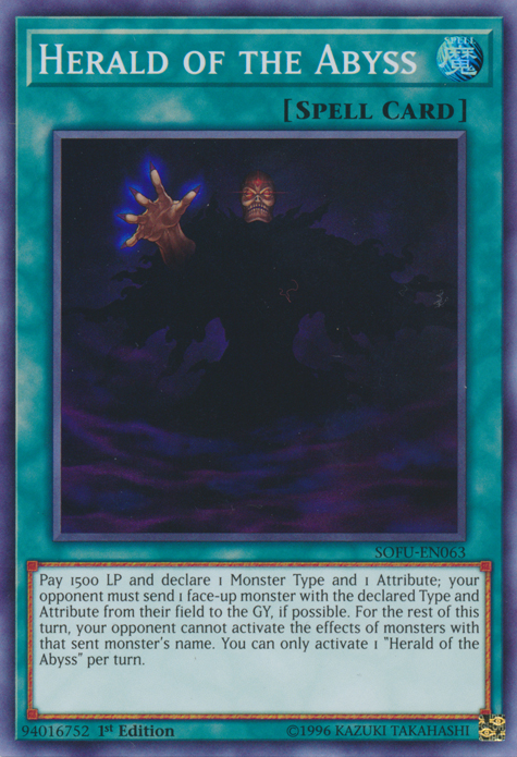 Herald of the Abyss [SOFU-EN063] Super Rare | Card Merchant Takapuna