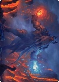 Aegar, the Freezing Flame Art Card [Kaldheim Art Series] | Card Merchant Takapuna