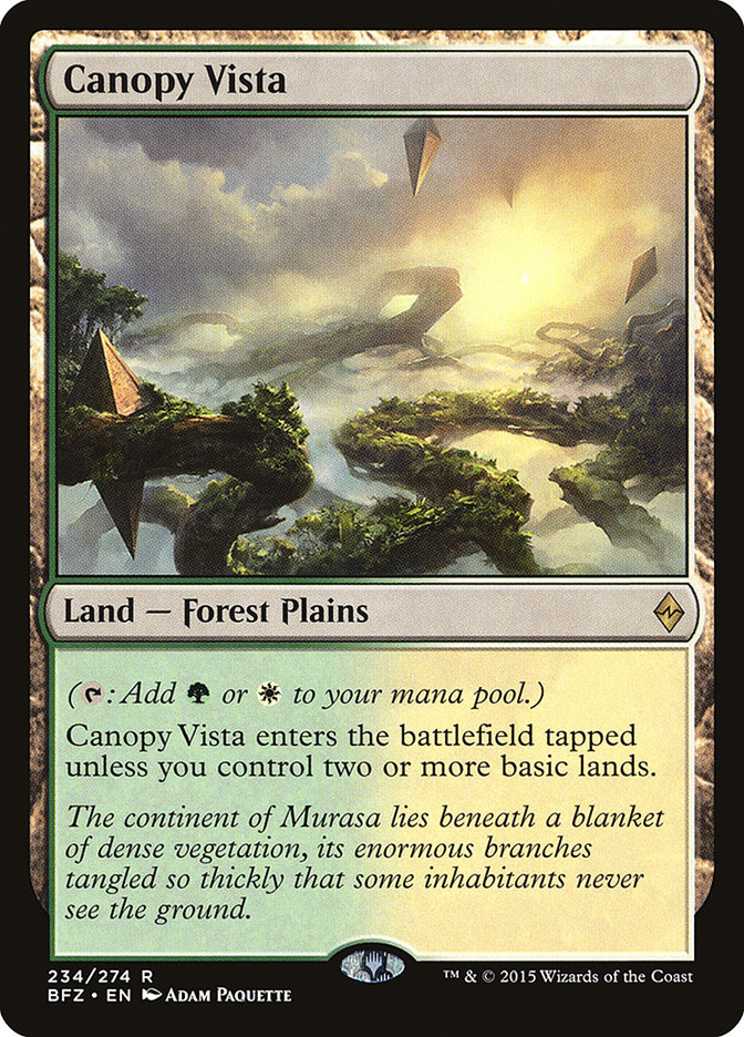 Canopy Vista [Battle for Zendikar] | Card Merchant Takapuna