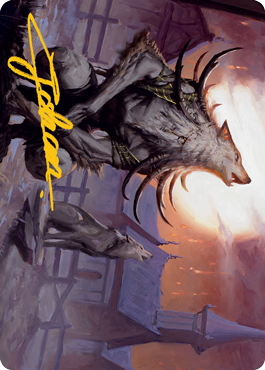 Lord of the Ulvenwald Art Card (Gold-Stamped Signature) [Innistrad: Midnight Hunt Art Series] | Card Merchant Takapuna