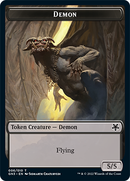 Bird Illusion // Demon Double-Sided Token [Game Night: Free-for-All Tokens] | Card Merchant Takapuna