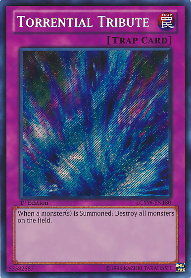 Torrential Tribute [LCYW-EN180] Secret Rare | Card Merchant Takapuna