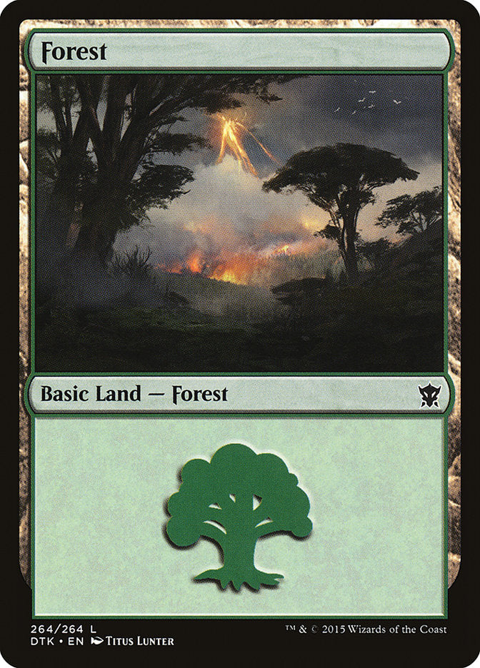 Forest (264) [Dragons of Tarkir] | Card Merchant Takapuna