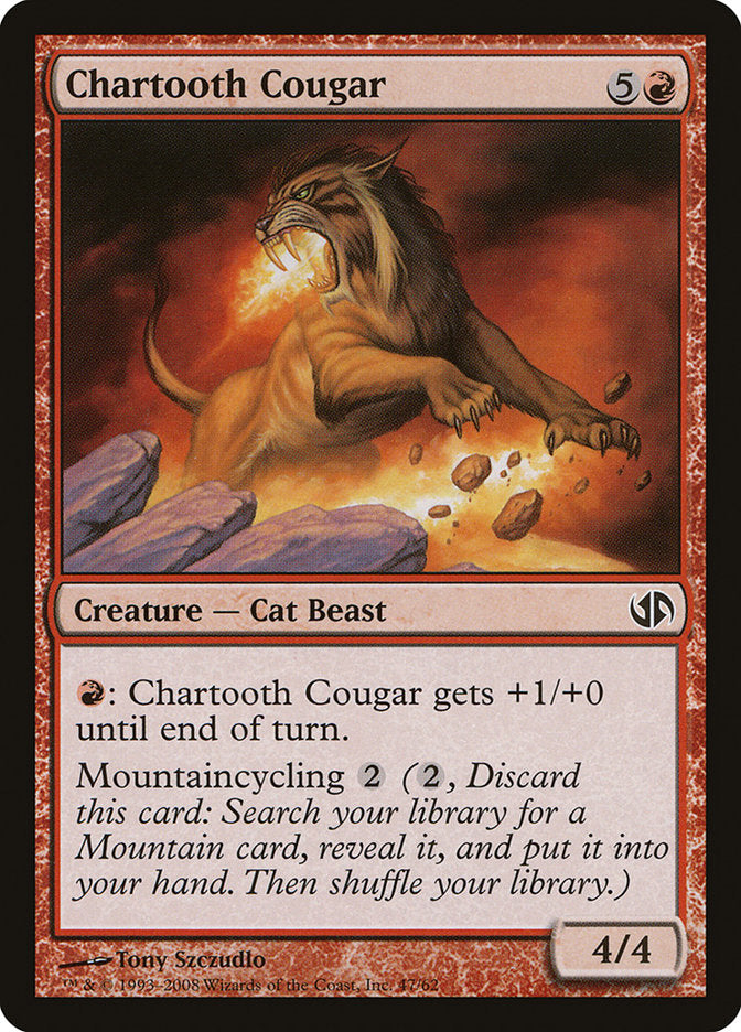 Chartooth Cougar [Duel Decks: Jace vs. Chandra] | Card Merchant Takapuna