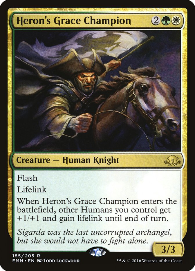 Heron's Grace Champion [Eldritch Moon] | Card Merchant Takapuna