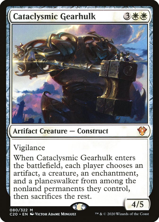 Cataclysmic Gearhulk [Commander 2020] | Card Merchant Takapuna